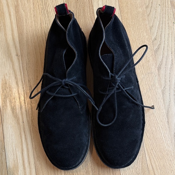Polo Ralph Lauren Black Suede Chukka Boots